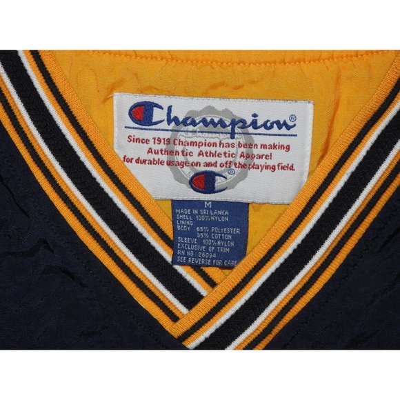 Vintage 1990s Ithica College Champion Pullover Cotton Lined Windbreaker Medium - Picture 3 of 10